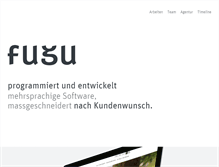 Tablet Screenshot of fugu.ch